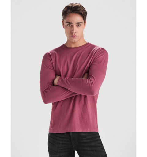 Camiseta de manga larga personalizada Extreme en burdeos